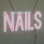 NAILS LED SIGN HSN0600