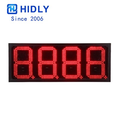 GAS LED SIGNS OF 10 INCH