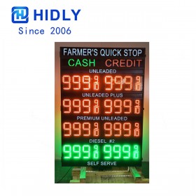 LED STASTION DISPLAY OF GAS182126D