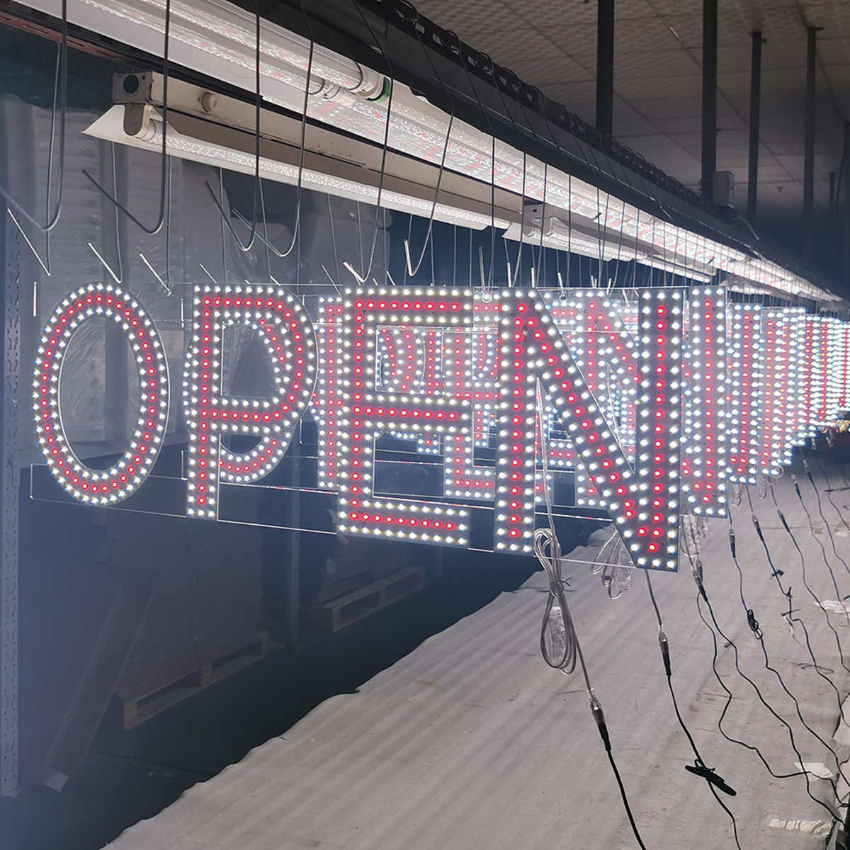 large led open sign