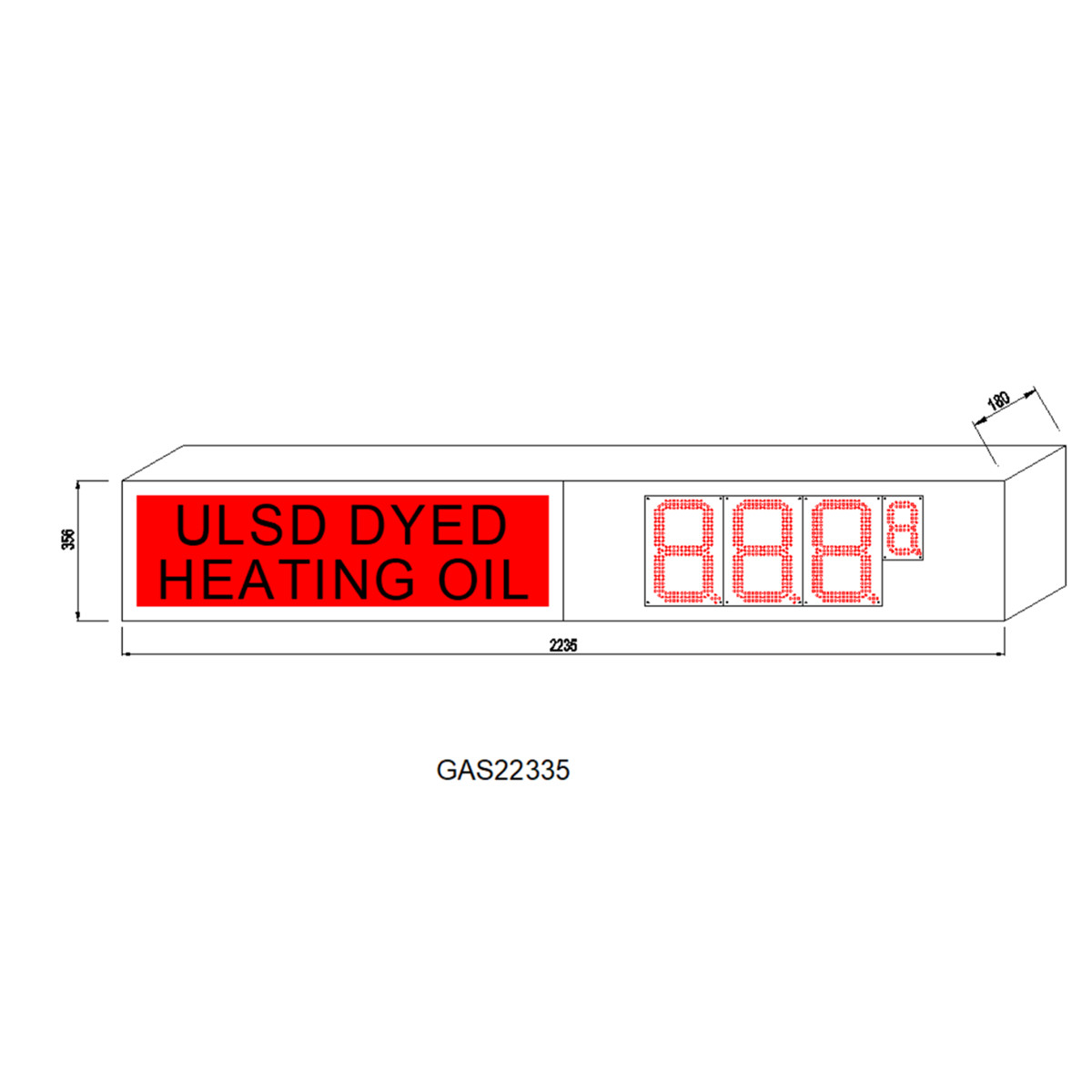 ULSD price signs