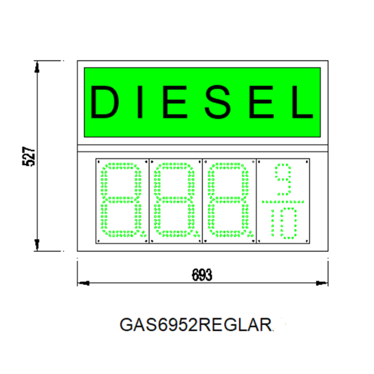 gas canopy signs