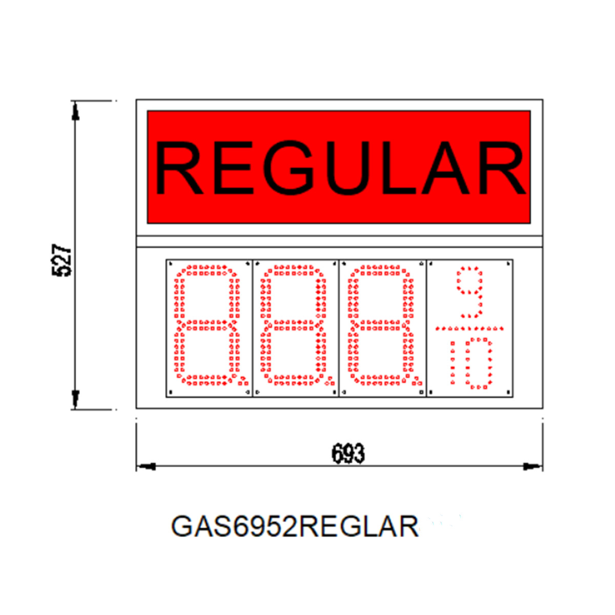 gas canopy signs