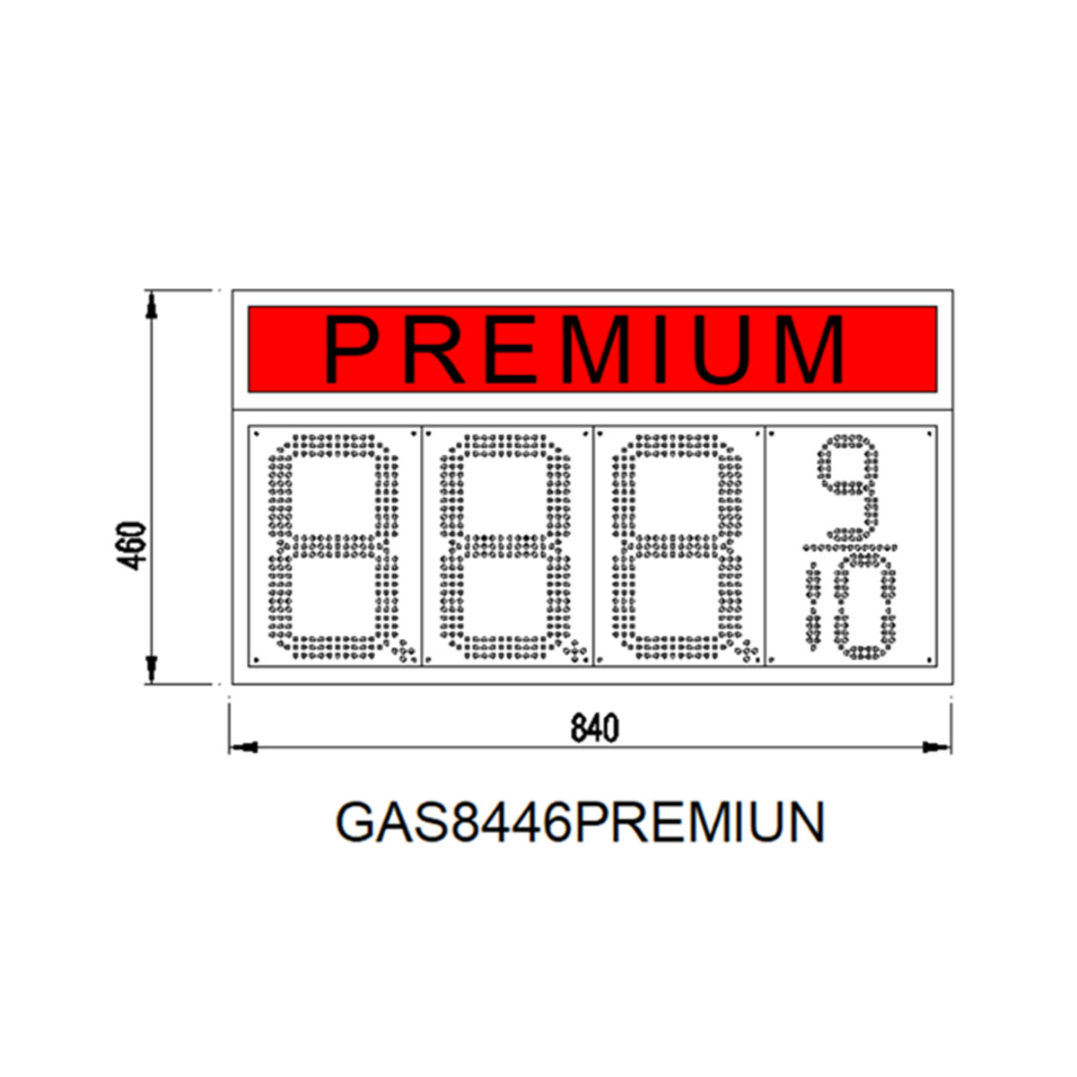 canopy gas signs