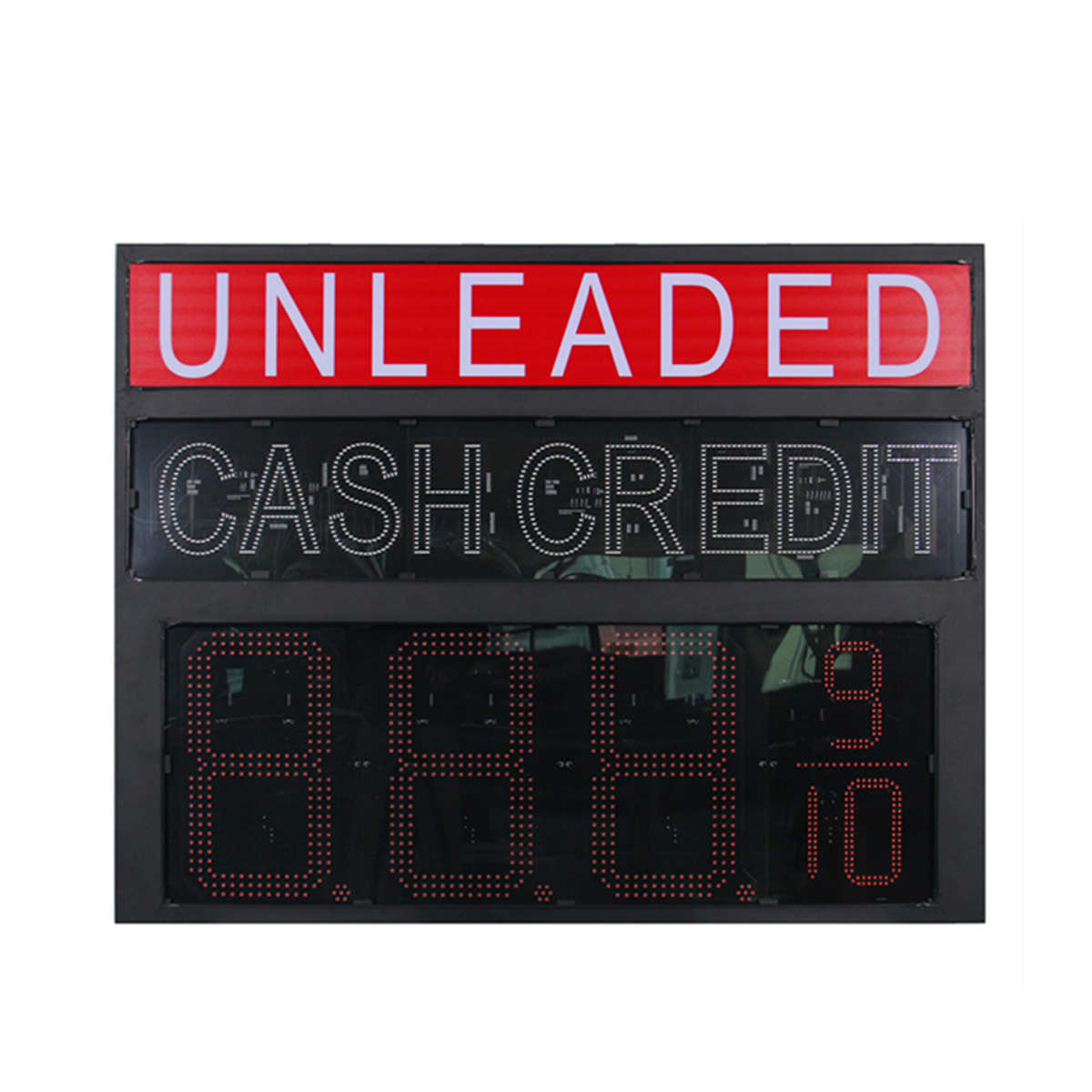 CREDIT gas signs