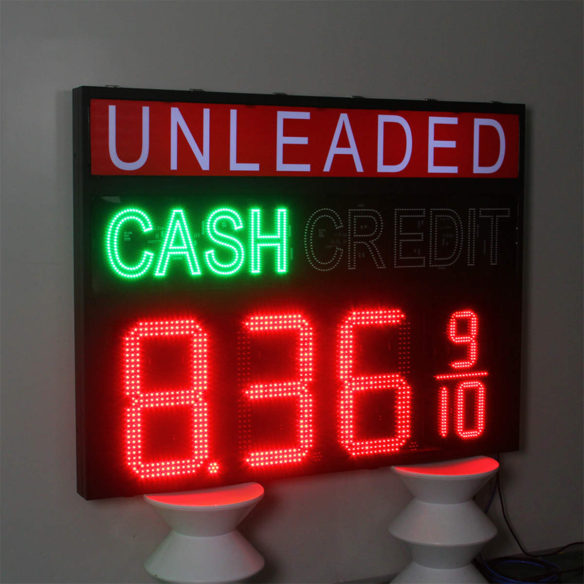 CREDIT gas signs