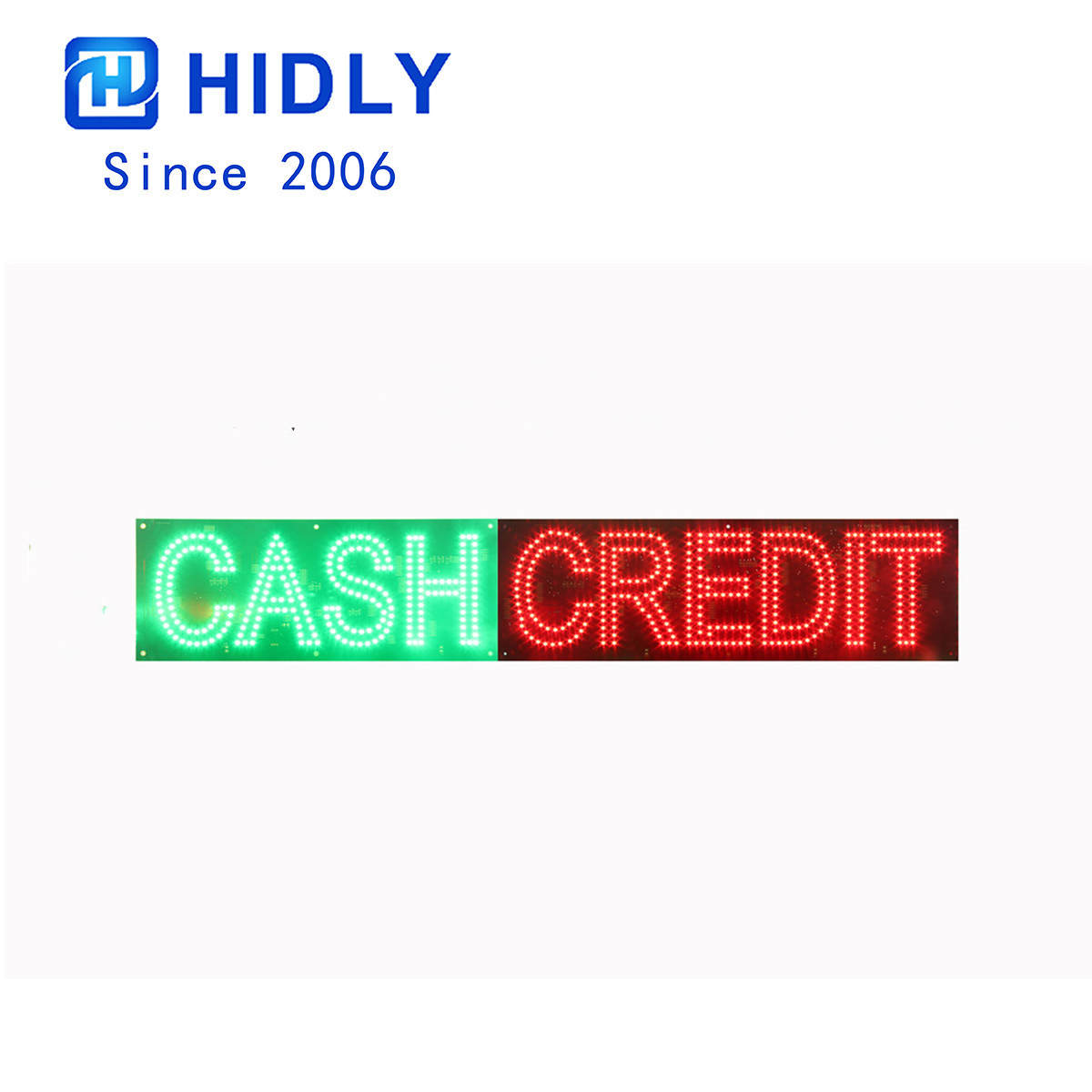 CREDIT gas signs