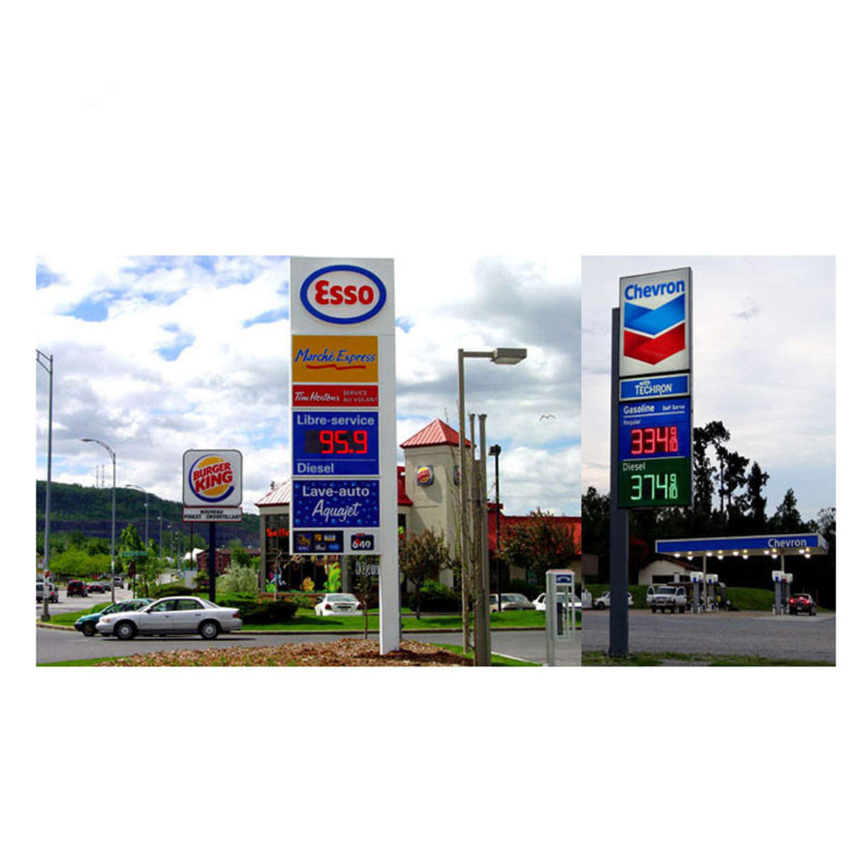 canopy gas signs