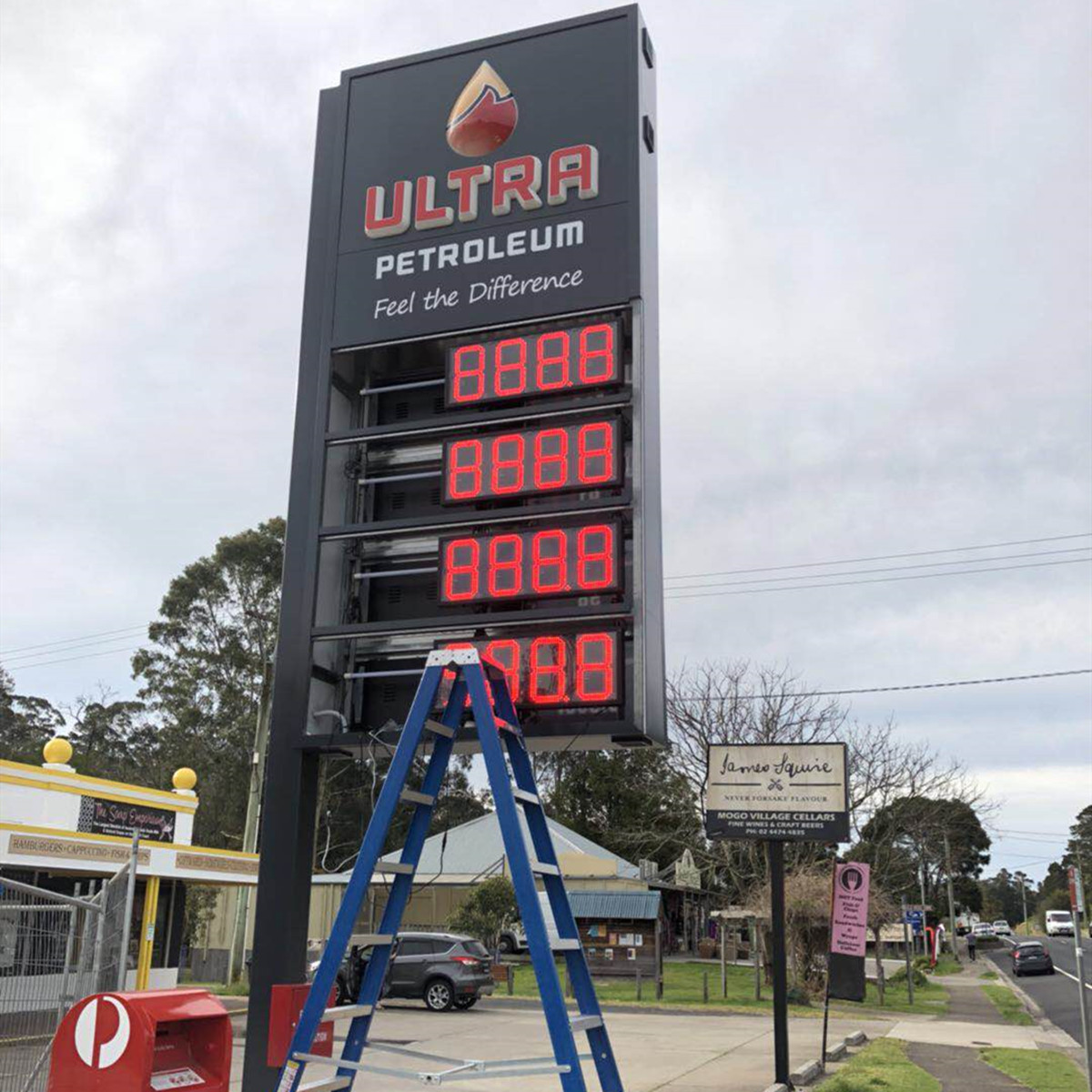 petrol led board