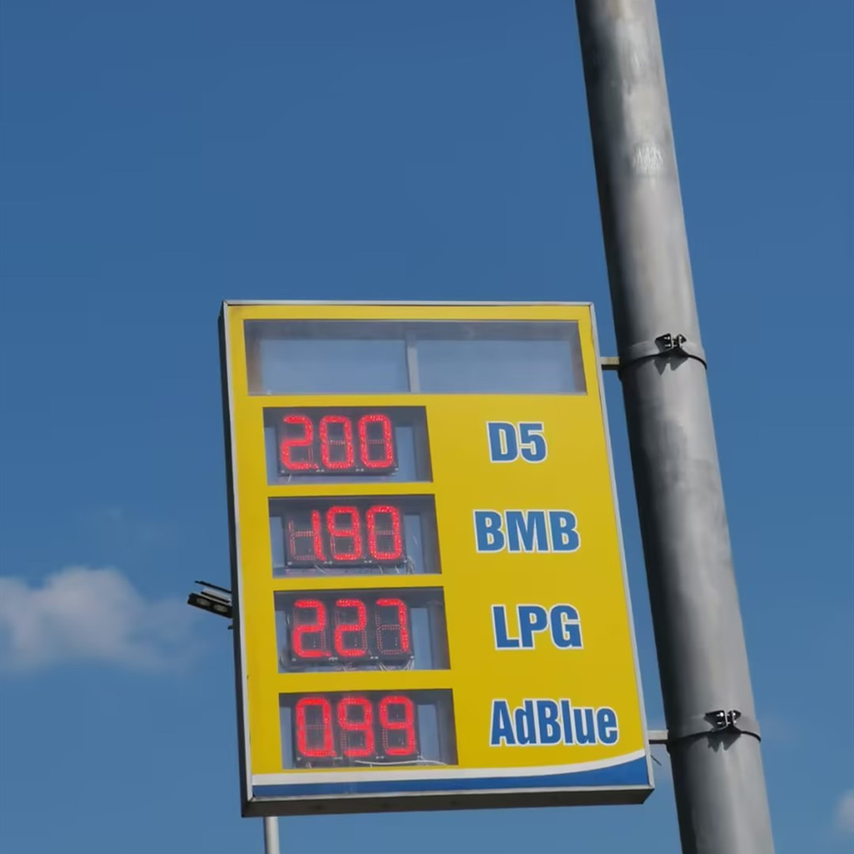 led gas price sign cases