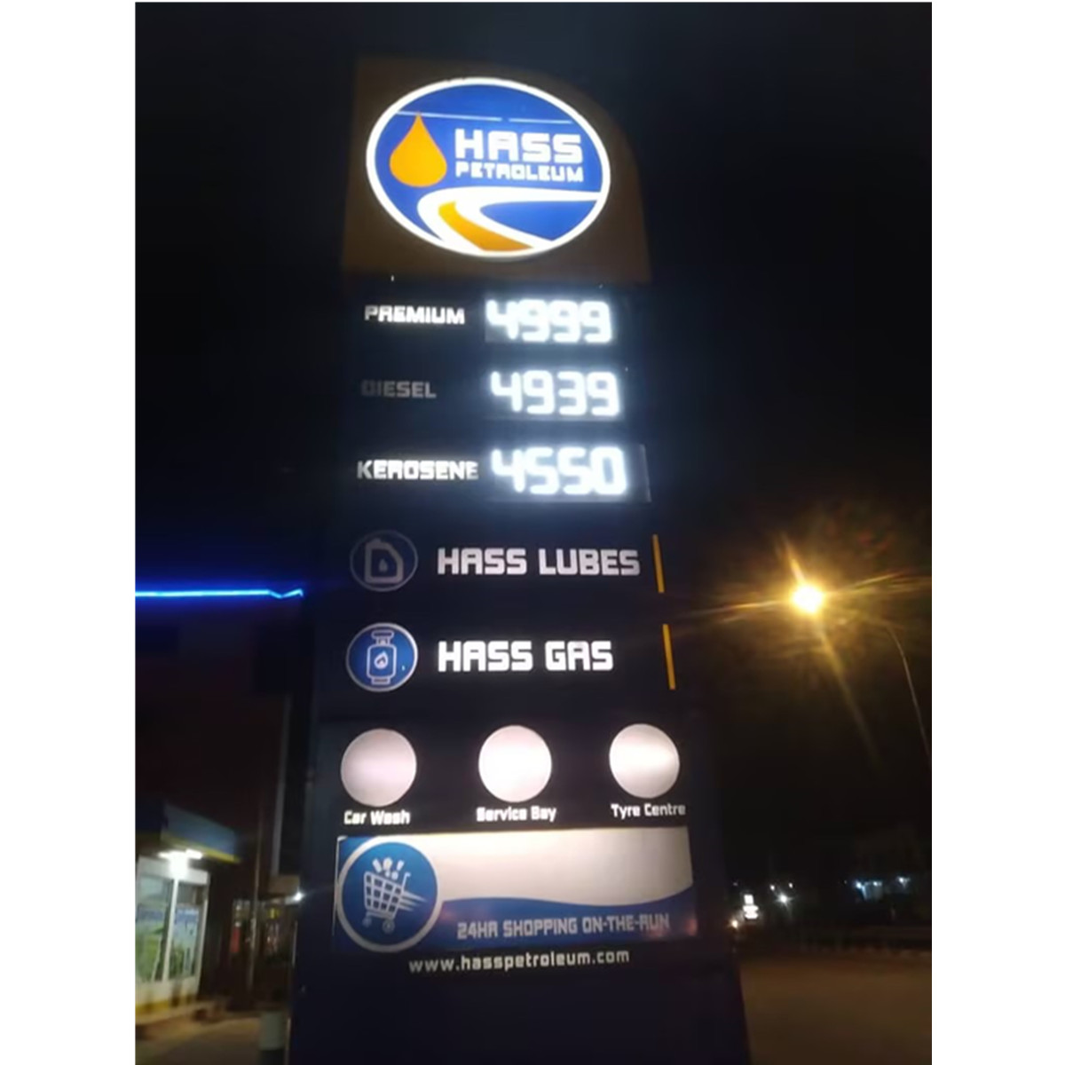 led gas price sign cases