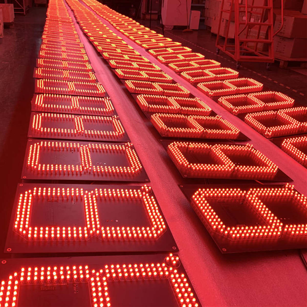 price led signs aging test