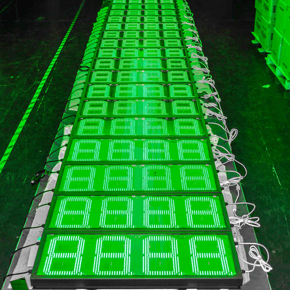 station led board aging test