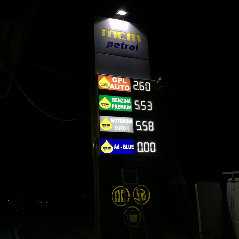 price station signs case