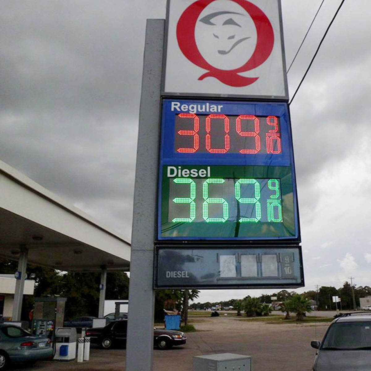 gas price signs case