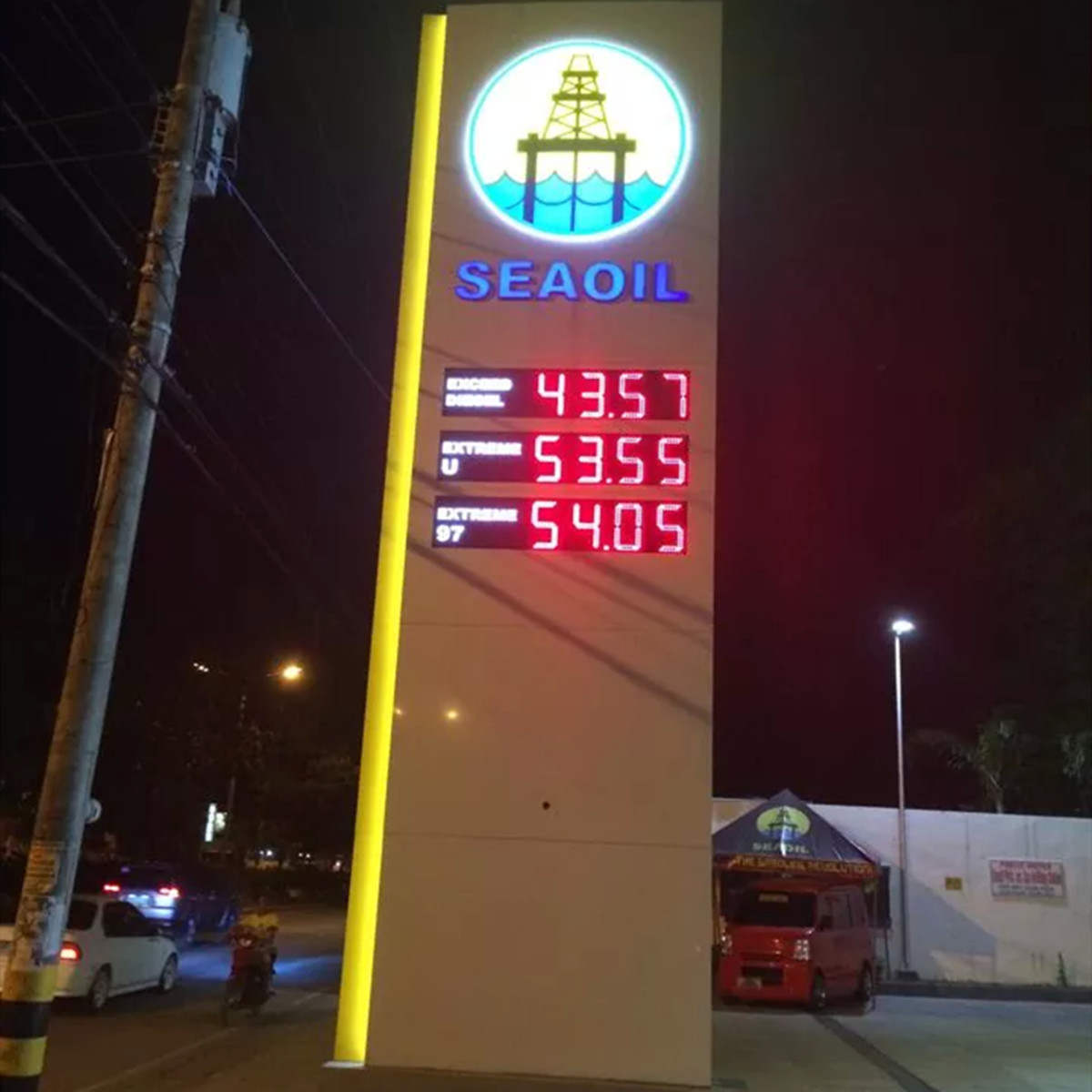 digits gas signs