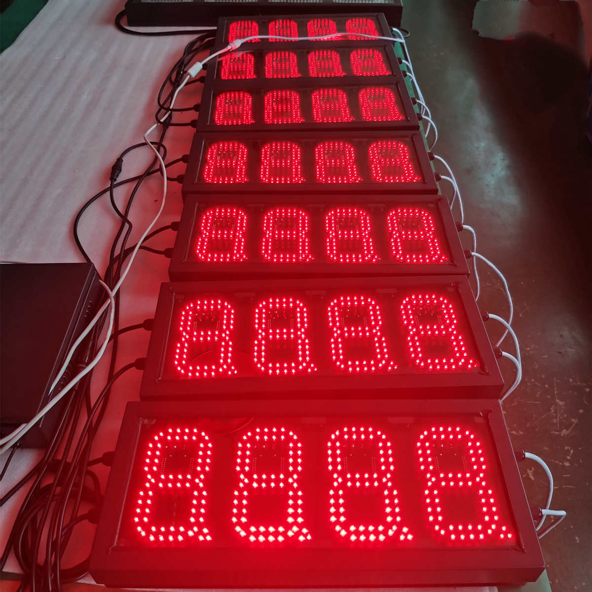 led oil display