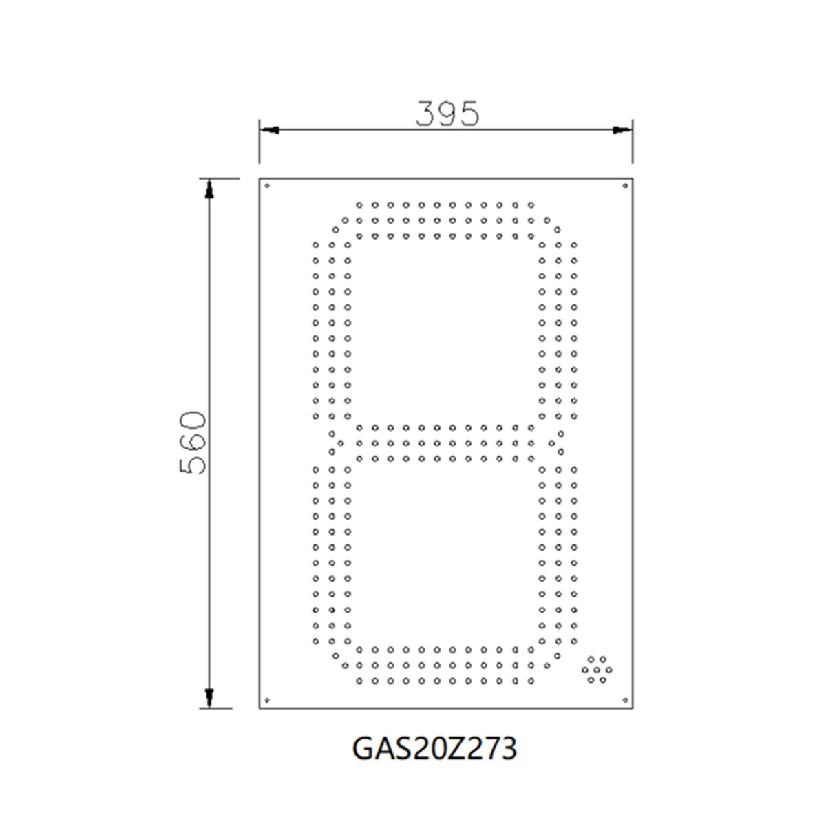 price station board size