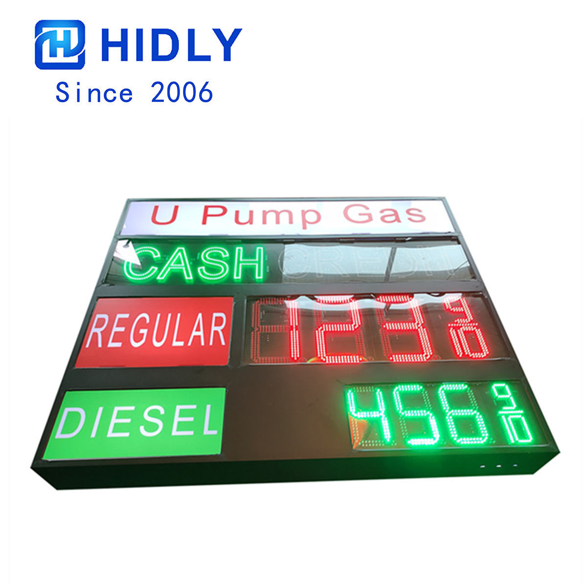 pump gas led signs