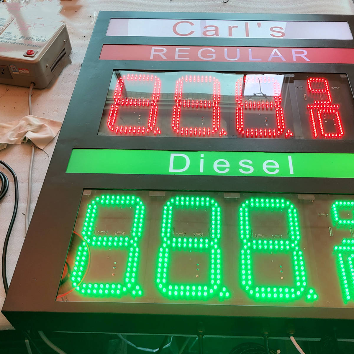 led REGULAR price displays