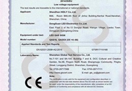 LED GAS PRICE SIGN CERTIFICATES